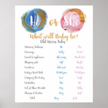 Blauw en roze Het oude Poster van de Wives Tale