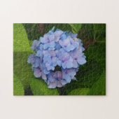  Blauw en Roze Hydrangea Floral Foto Legpuzzel (Horizontaal)