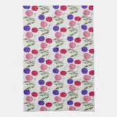Blauw en Roze  Hydrangea Flower Kitchen Theedoek (Verticaal)