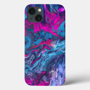 Blauw en roze kleurig acrylafbrekend materiaal Case-Mate iPhone case