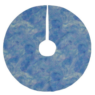 Blauw en roze kleurig acrylafbrekend materiaal kerstboom rok