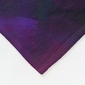 Blauw- en roze neon Dark Kaleidoscope gradiënt Fleece Deken (Hoek)