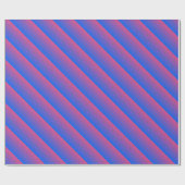 Blauw en roze ombre gradiënt cadeaupapier (Vlak)