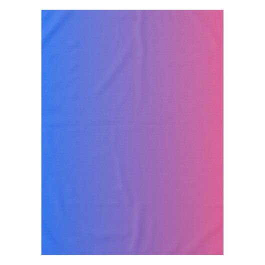 Blauw en roze ombre gradiënt tafelkleed (Voorkant)
