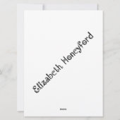 Blauw en roze ontwerp feestdagenkaart (Achterkant)