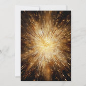 Blauw en Roze Rookhart Baby Geslacht Onthullen Par Kaart (Achterkant)