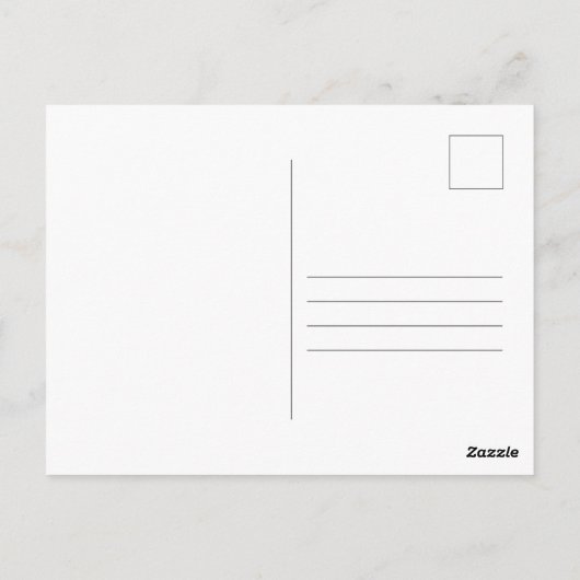 Blauw en roze roze roze golven briefkaart (Achterkant)