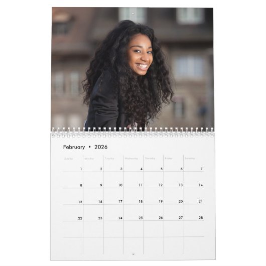 Blauw en Roze Rozen Shabby Chique Hout Foto Kalender (Feb 2026)