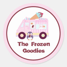 Blauw en roze schattig konijn ijswagen