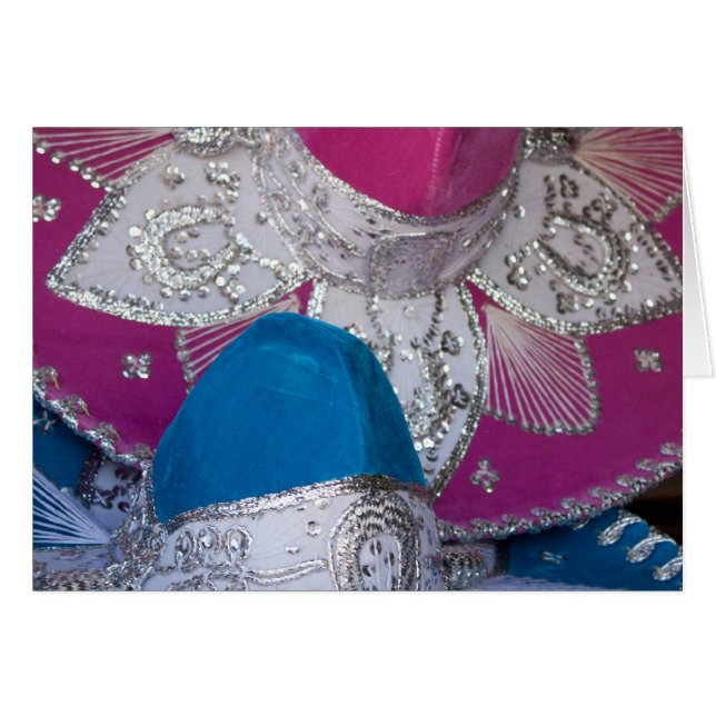Blauw en Roze Sombreros (Voorkant Horizontaal)