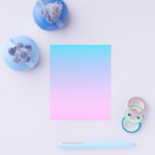 Blauw en roze verloop achtergrond flyer (Enkel)