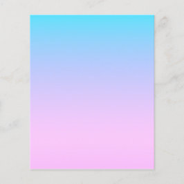 Blauw en roze verloop achtergrond flyer