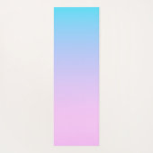 Blauw en roze verloop achtergrond yogamat (Achterkant)