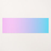 Blauw en roze verloop achtergrond yogamat (Voorkant (horizontaal))