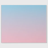 Blauw en roze verloop cadeaupapier (Vlak)