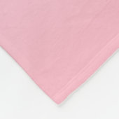 Blauw en roze verloop fleece deken (Hoek)