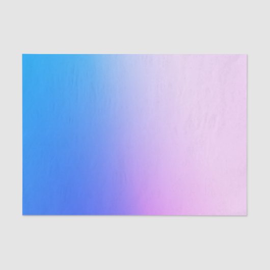  blauw en roze verloop tissuepapier (Voorkant)