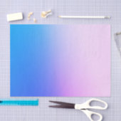  blauw en roze verloop tissuepapier (Craft)