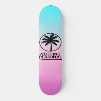 Blauw en roze verloopskateboard persoonlijk skateboard