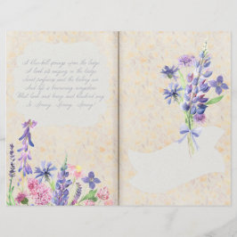 Blauw- en roze, vrij bloemkrapbook