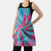 Blauw en Roze Wiel Schort (Insitu)