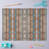 Blauw en Rustiek Paneel Herfst Decoupage Tissuepapier (Craft)