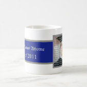 Blauw en SIlver School Afstuderen Mokken voor foto (Center)