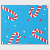 Blauw- en snoeprietafdrukken cadeaupapier (Vlak)