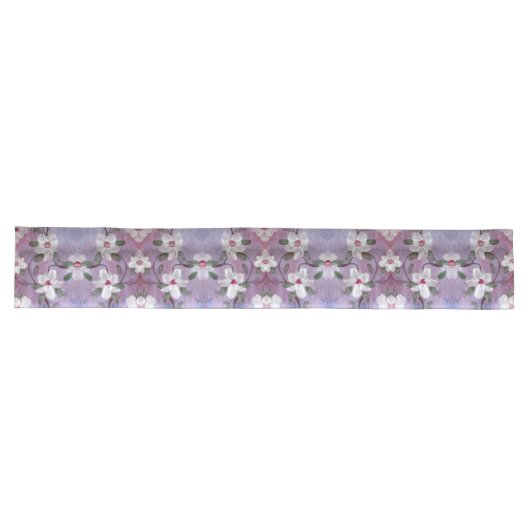 Blauw en Ted Floral Lange Tafelloper (Horizontaal)