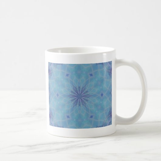 Blauw en Turquoise Koffiemok (Rechts)
