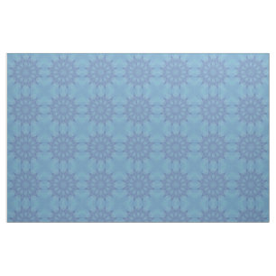 Blauw en Turquoise Pattern 2 - Fabric Stof