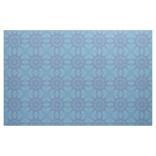 Blauw en Turquoise Pattern 2 - Fabric Stof (Fat Quarter)