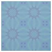 Blauw en Turquoise Pattern 3 Fabric Stof (Swatch)