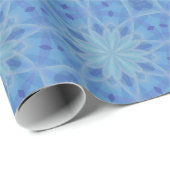 Blauw en Turquoise Pattern 5 Cadeaupapier (Rol Hoek)