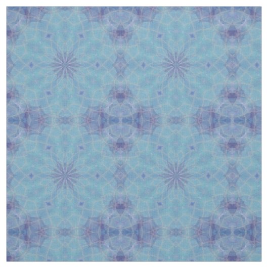 Blauw en Turquoise Stof (Swatch)