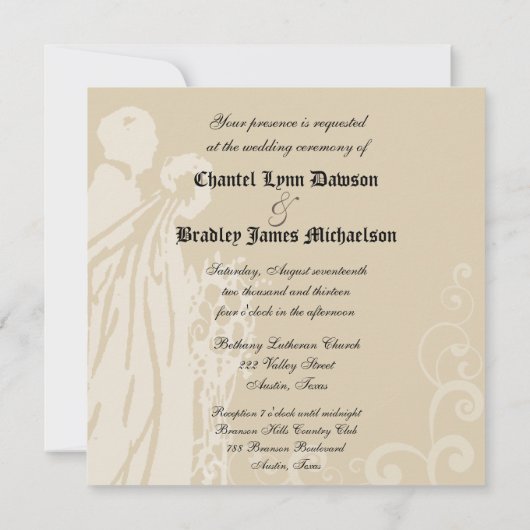 Blauw en verhaal eens op een Uitnodiging van de Ti (Achterkant)