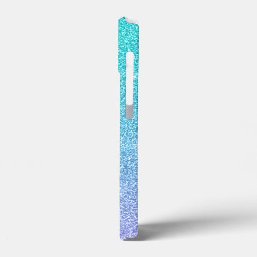 Blauw en violet getextureerd Case-Mate iPhone case (Achterkant / Links)