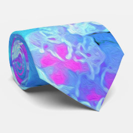 Blauw en warm roze succulent onderwater Sedum Stropdas