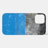 Blauw en wit abstract schilderij Case-Mate iPhone case (Achterkant (horizontaal))
