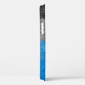Blauw en wit abstract schilderij Case-Mate iPhone case (Achterkant / Rechts)