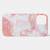 Blauw en wit abstract schilderij Case-Mate iPhone case (Achterkant (horizontaal))