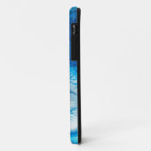 Blauw en wit, Abstracte kunst Case-Mate iPhone Case (Achterkant/links)