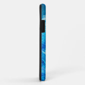 Blauw en wit, Abstracte kunst Case-Mate iPhone Case (Achterkant/rechts)