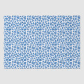 Blauw en wit afdrukken tissuepapier (Voorkant)