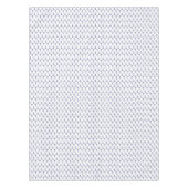 Blauw en wit allover ankerpatroon tafelkleed (Voorkant)