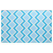 Blauw en Wit Argyle Print Chevron stof (Fat Quarter)