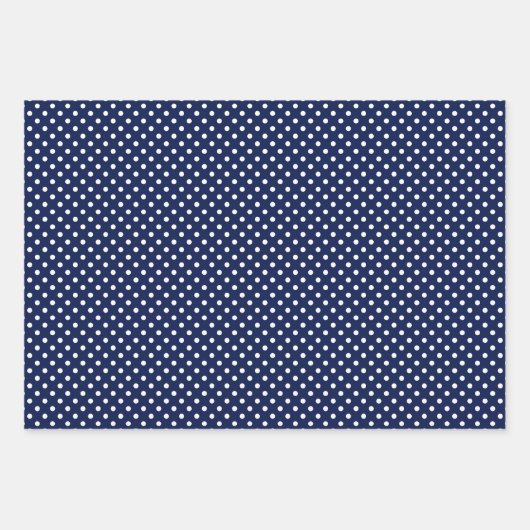 Blauw en wit Baby shower Inpakpapier Vel (Voorkant 2)