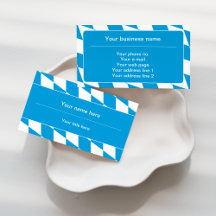 Blauw en Wit Bavaria Vlag Patroon