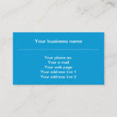 Blauw en wit Beierse vlagpatroon Visitekaartje (Voorkant)