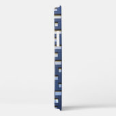 Blauw en wit betongebouw Case-Mate iPhone case (Achterkant / Rechts)